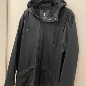 Navy RAINS Jacket
